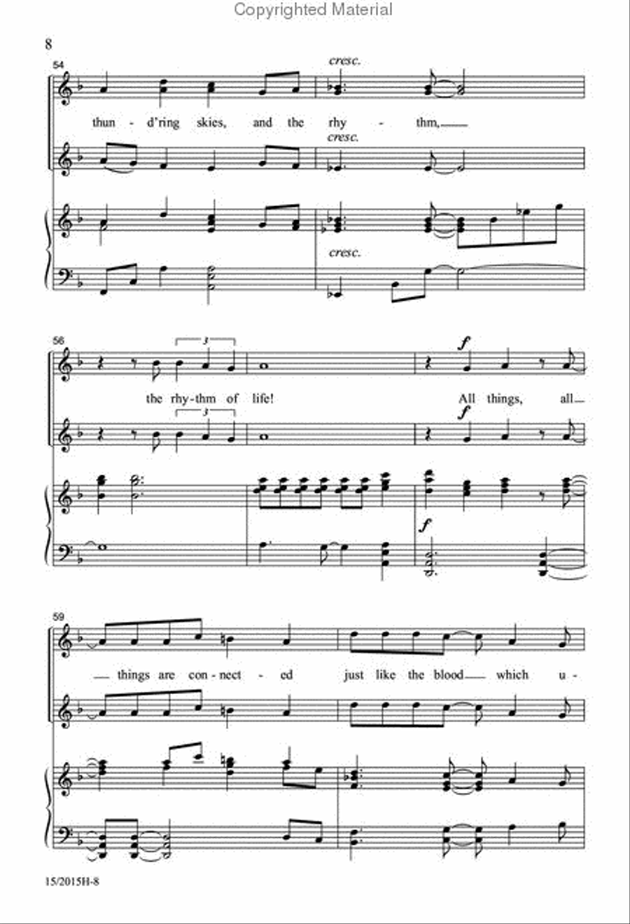 All Things are Connected SSA scores gallery preview page 8