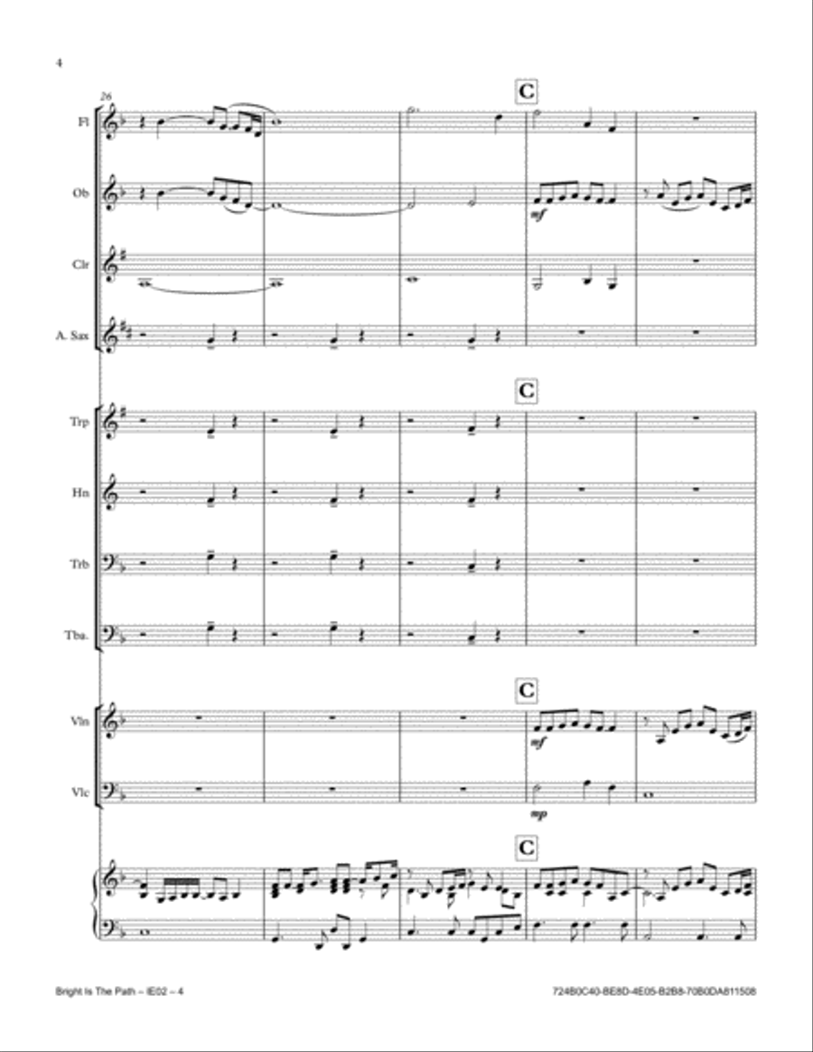 Bright Is The Path Full Orchestra scores gallery preview page 4