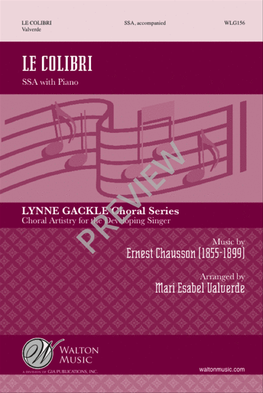 Le Colibri Le Colibri SSA scores gallery preview page 2