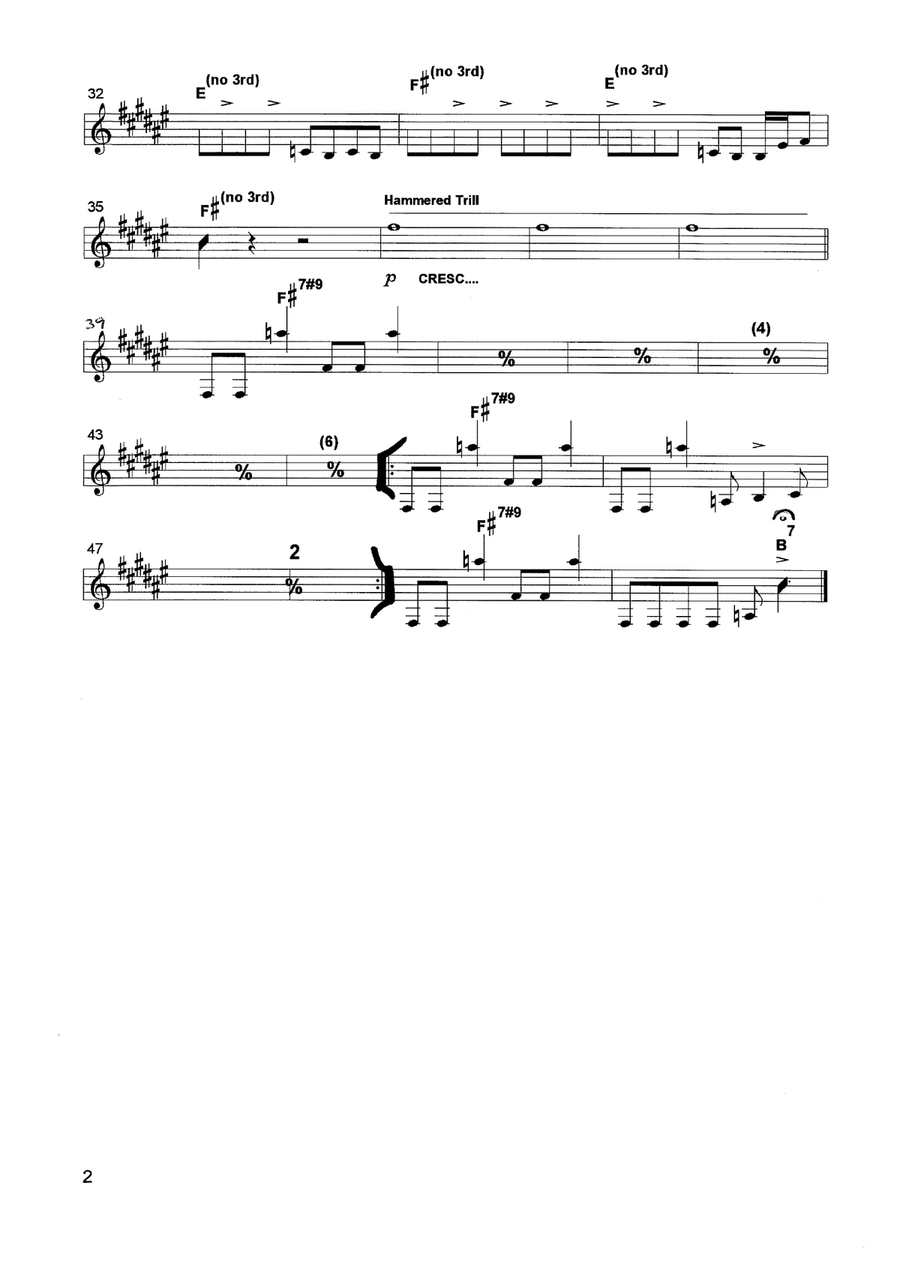 Foxey Lady Small Ensemble scores gallery preview page 4