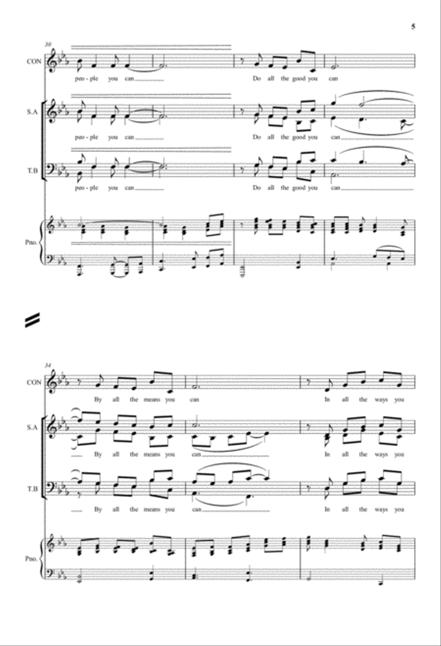 All the good you can 4-Part scores gallery preview page 4