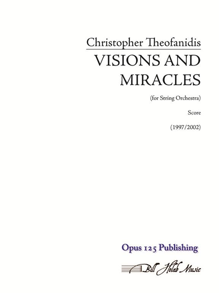 Visions and Miracles - String Orchestra (score)