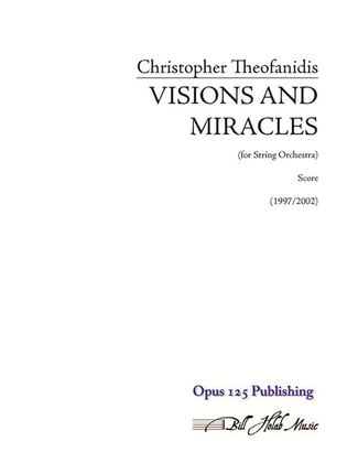 Book cover for Visions and Miracles - String Orchestra (score)