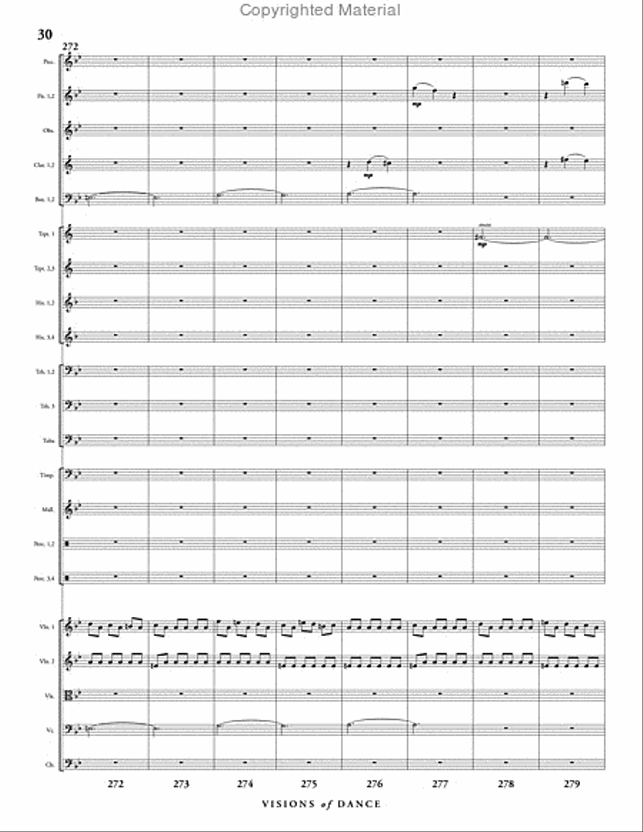 Visions of Dance Visions of Dance Full Orchestra scores gallery preview page 31