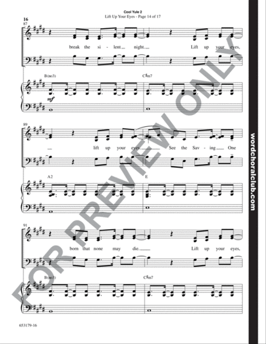 Cool Yule 2 - Choral Book 3-Part scores gallery preview page 17