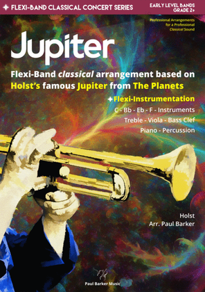 Book cover for Jupiter - The Planets (Flexible Instrumentation)