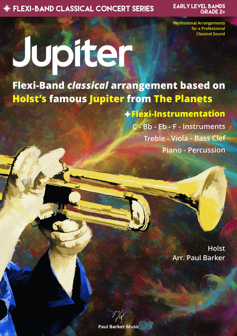 Book cover for Jupiter - The Planets (Flexible Instrumentation)