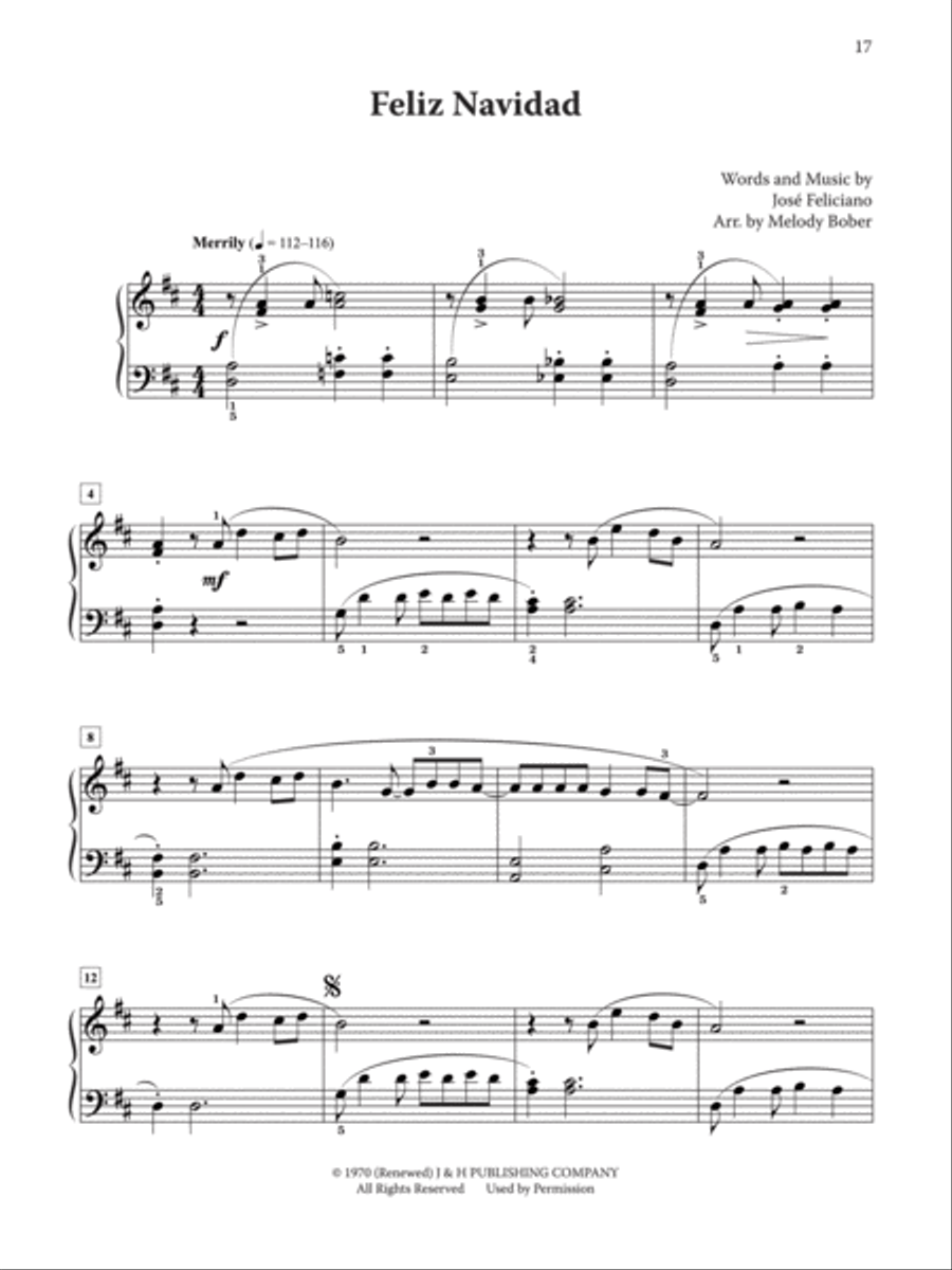 Popular Christmas Memories, Book 1 Piano Solo scores gallery preview page 4