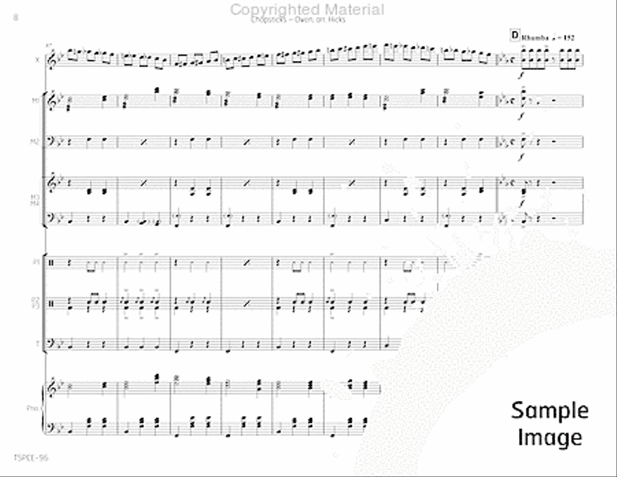 Chopsticks Percussion Ensemble scores gallery preview page 13