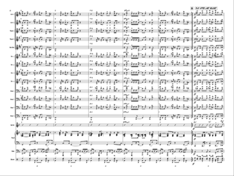 Says Who? Jazz Ensemble scores gallery preview page 10