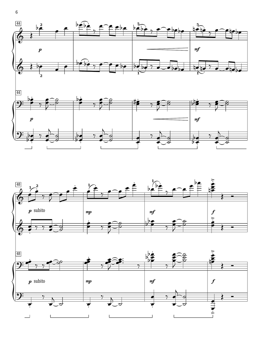 A Wind Of Promise A Wind Of Promise Piano Duet scores gallery preview page 6