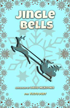 Book cover for Jingle Bells, Jazz Style, for Flute Duet