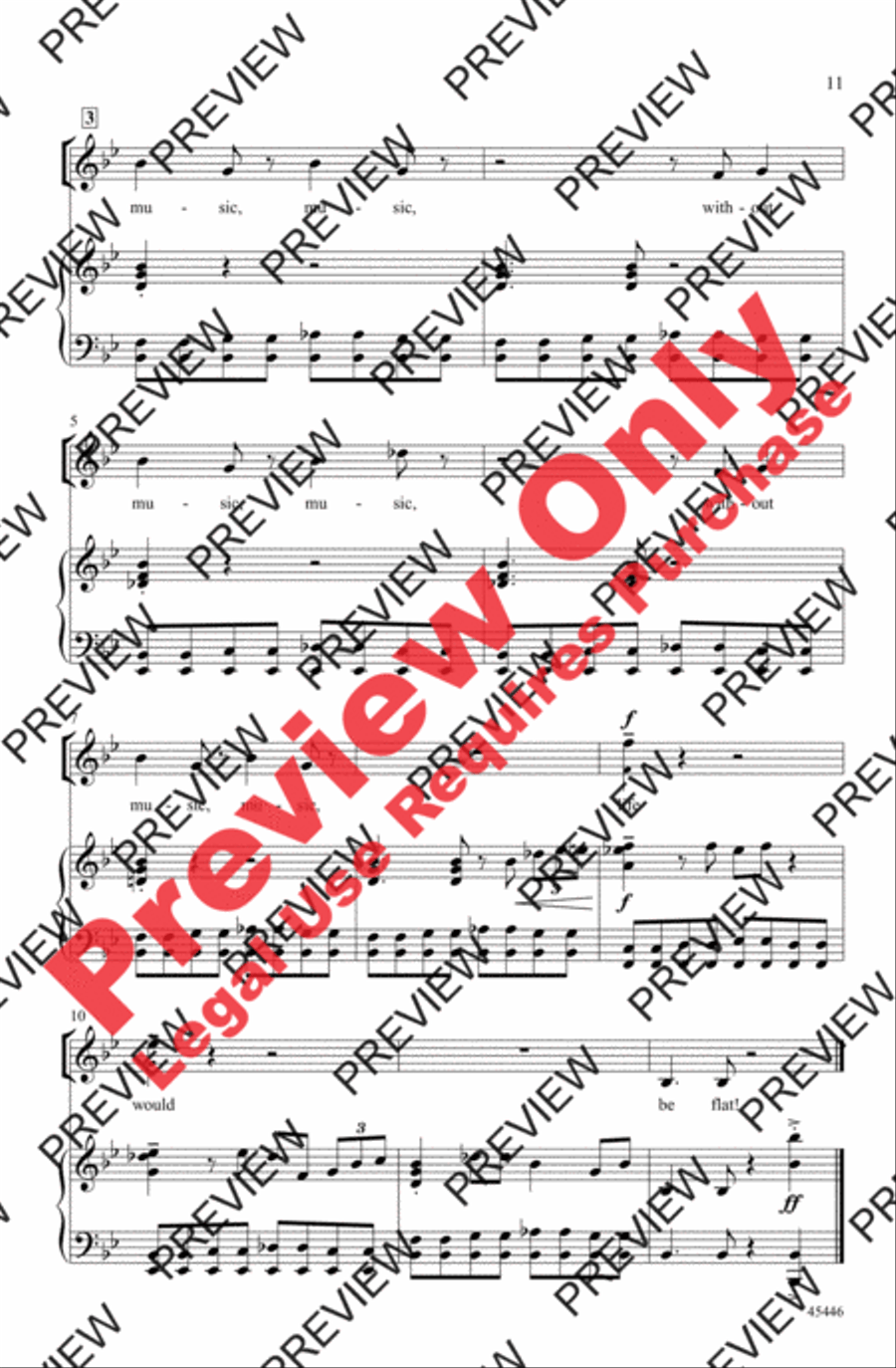 A Musical Pun-ology A Musical Pun-ology Unison Choir scores gallery preview page 11