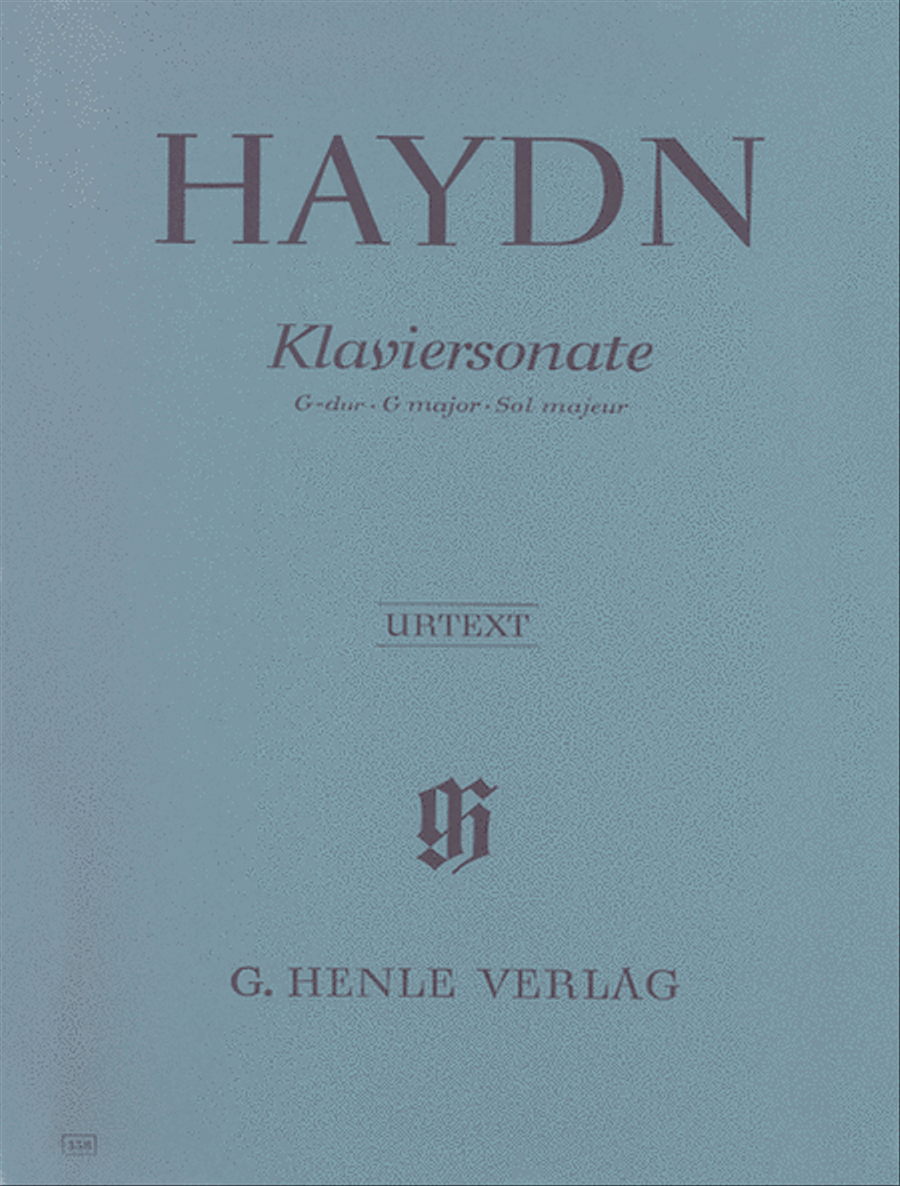 Piano Sonata in G Major Hob.XVI:40 Piano Solo scores gallery preview page 1
