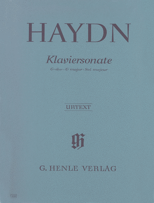 Book cover for Piano Sonata in G Major Hob.XVI:40