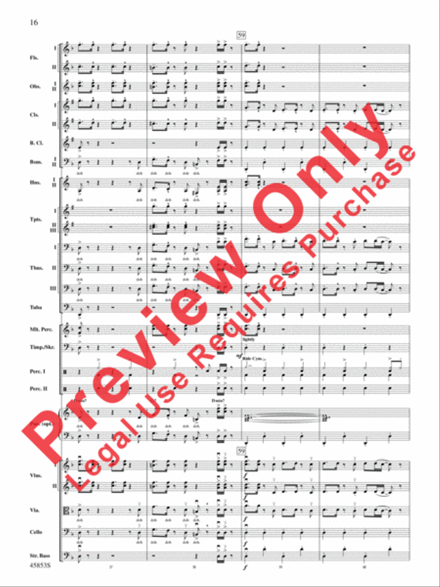 The Best of Bruno Mars Full Orchestra scores gallery preview page 16