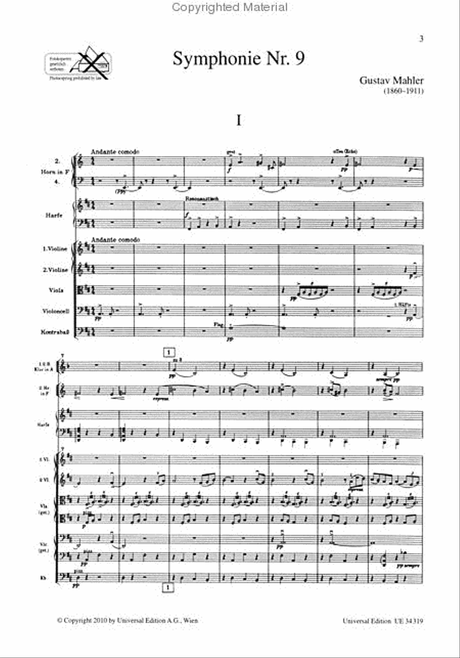 Symphony No. 9 Orchestra scores gallery preview page 2