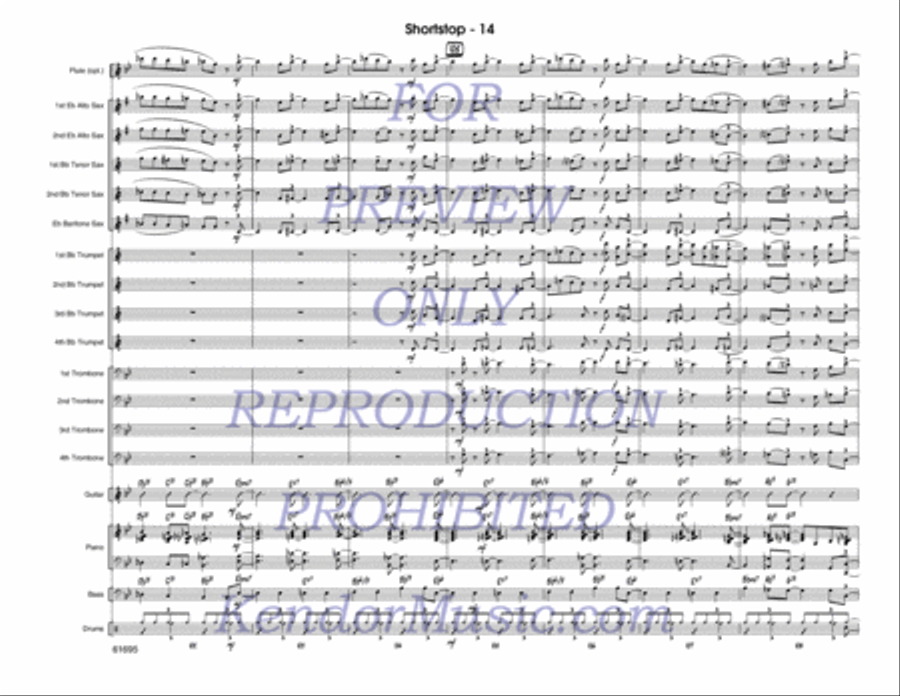 Shortstop Jazz Ensemble scores gallery preview page 15