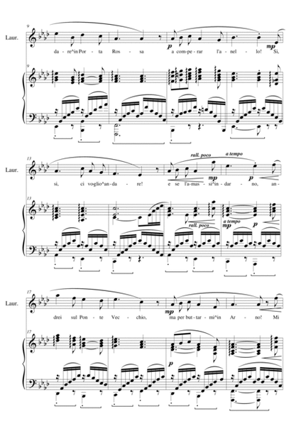 Puccini-Gianni Schicchi (Act1) O mio babbino caro - Soprano and piano image number null