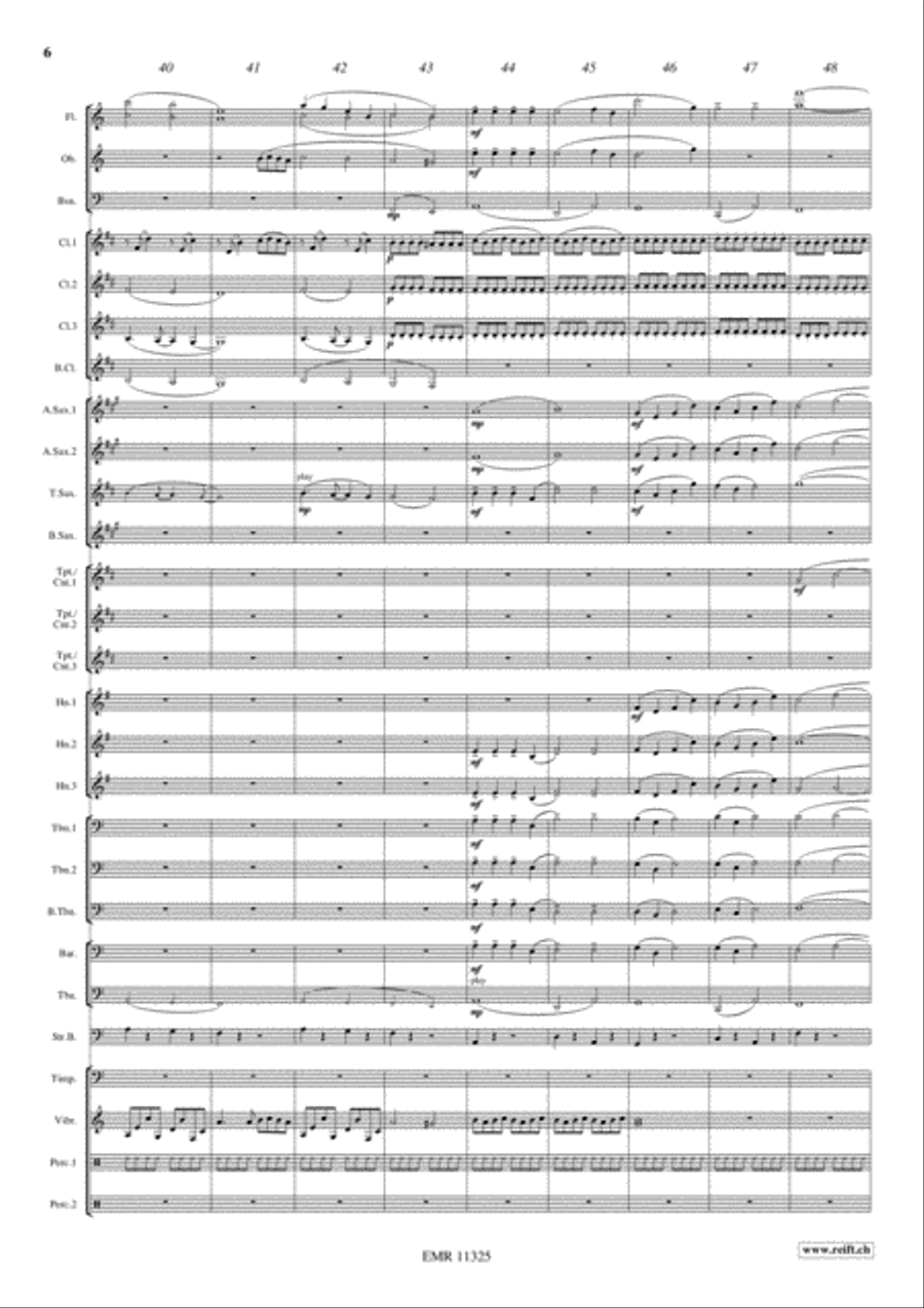 Arachnophobia Concert Band scores gallery preview page 7