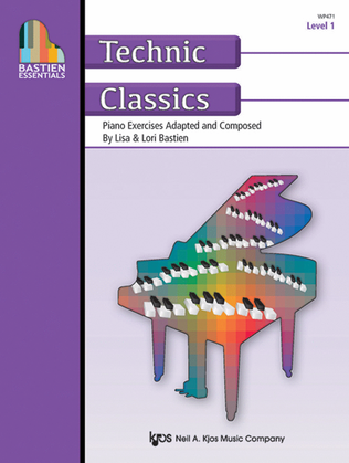 Book cover for Bastien Essentials: Technic Classics, Level 1