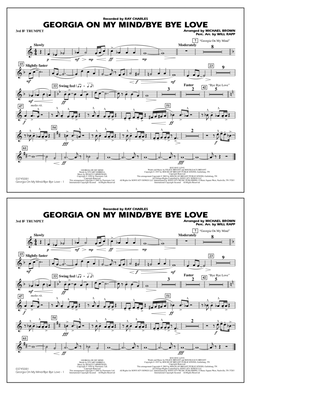 Georgia On My Mind/Bye Bye Love (arr. Michael Brown) - 3rd Bb Trumpet