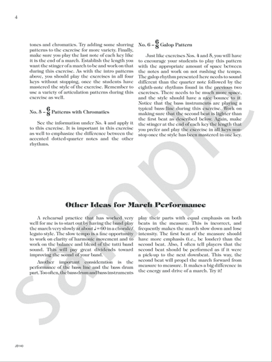 The New Bennett Band Book Concert Band scores gallery preview page 6