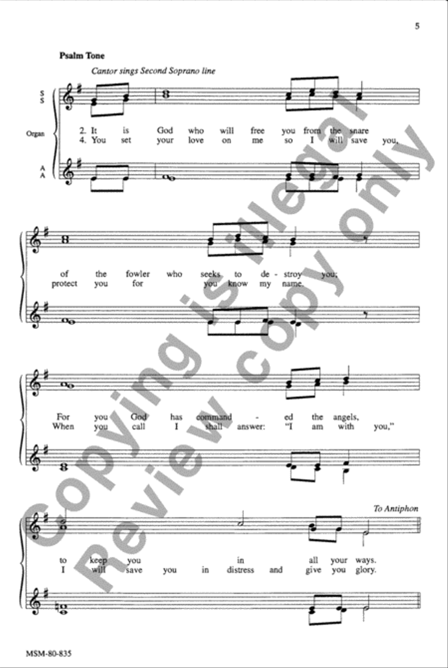 Communion Antiphons for the Lenten Season 4-Part scores gallery preview page 6
