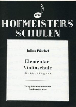 Elemetar-Violinschule, Heft 8