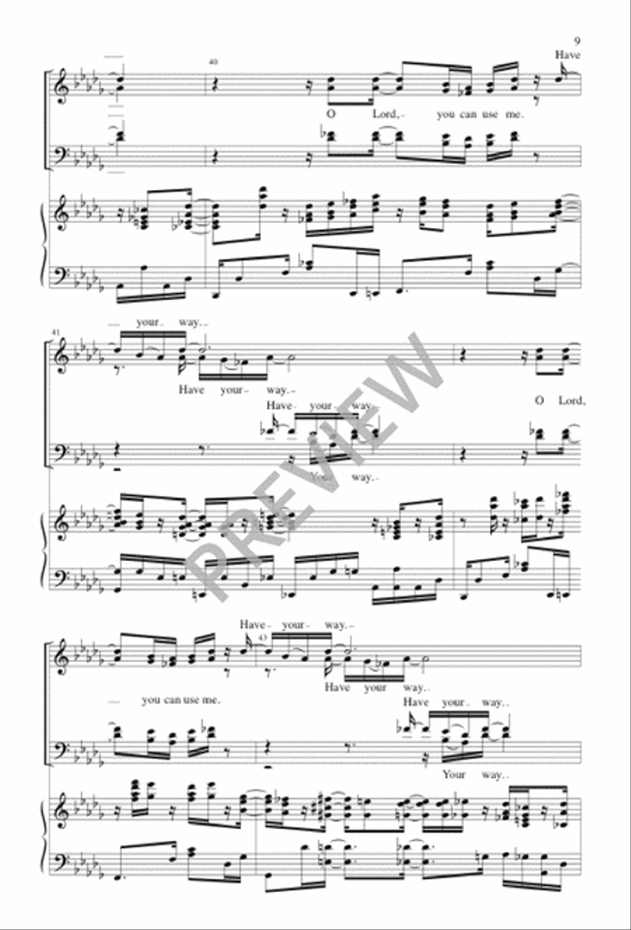 Use Me 4-Part scores gallery preview page 9