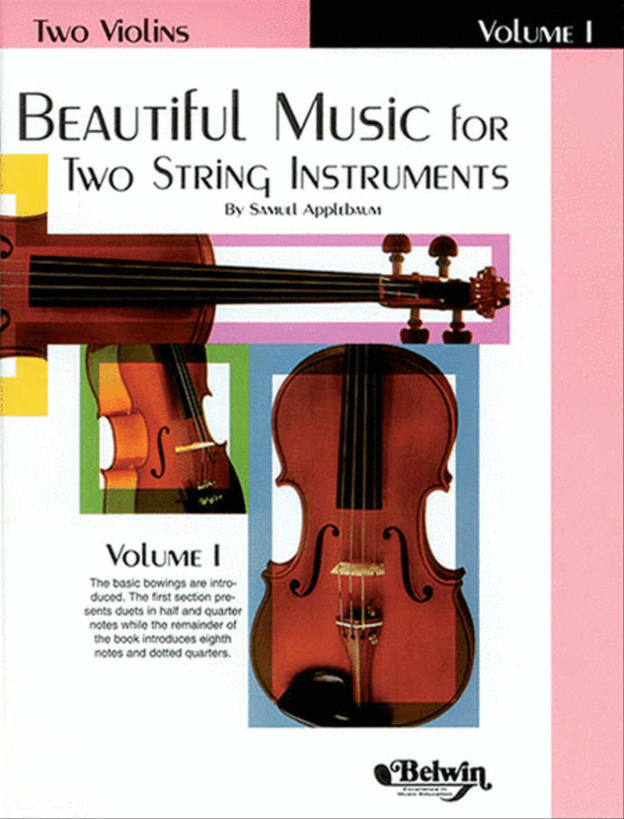 Beautiful Music for Two String Instruments, Book 1 Chamber Orchestra scores gallery preview page 1