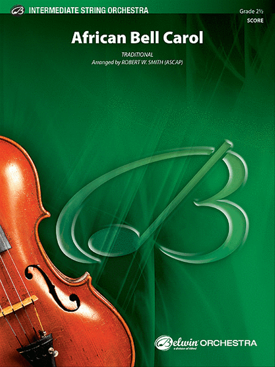 African Bell Carol (for String Orchestra and Percussion) String Orchestra scores gallery preview page 1