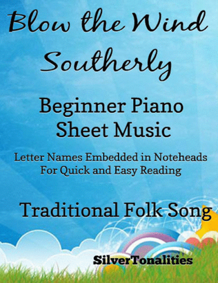Book cover for Blow the Wind Southerly Beginner Piano Sheet Music
