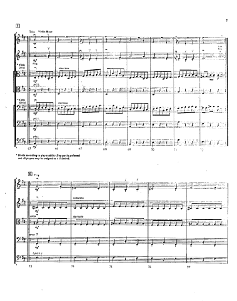 Serenade No. 1 in D Op. 11: Scherzo Orchestra scores gallery preview page 6