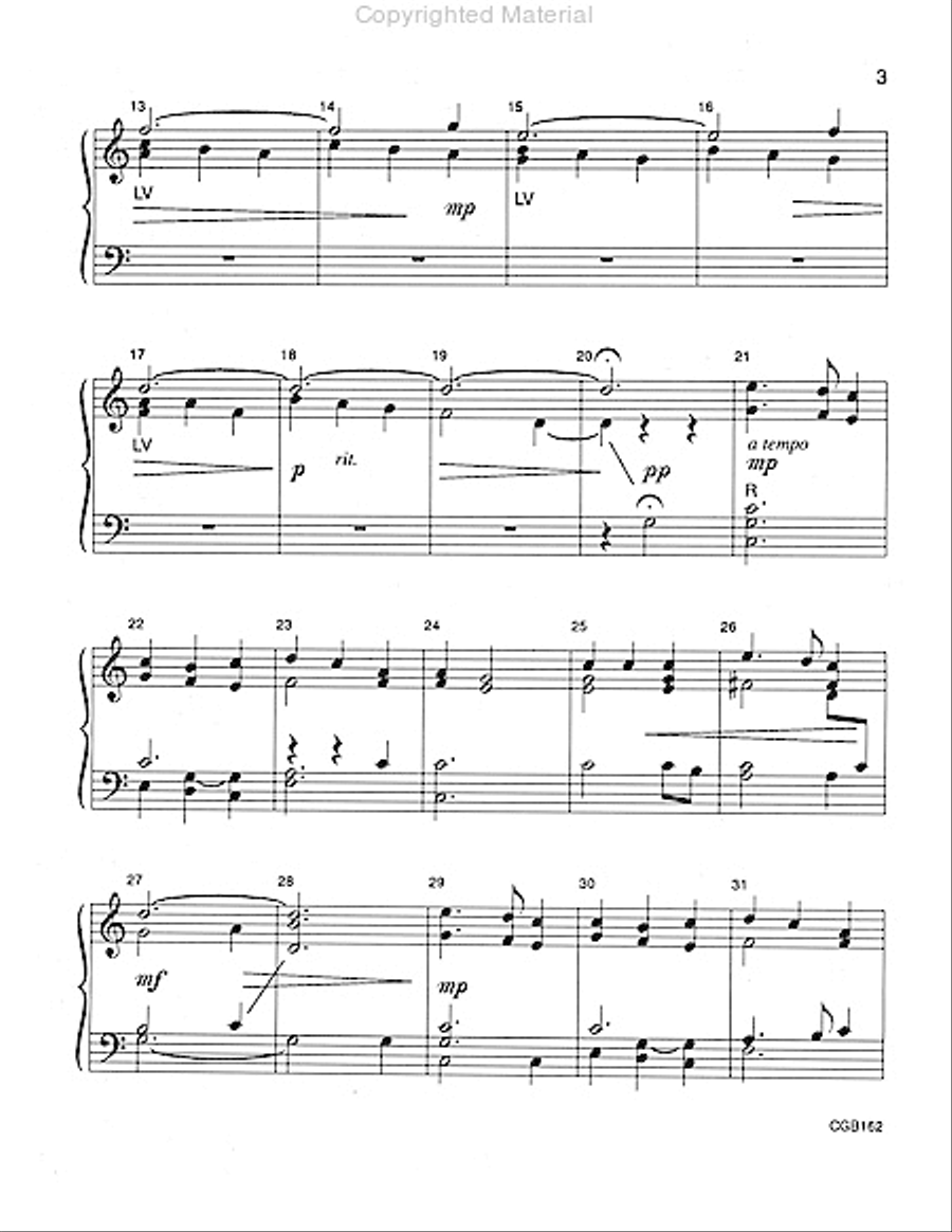 Softly and Tenderly Handbell Choir scores gallery preview page 3