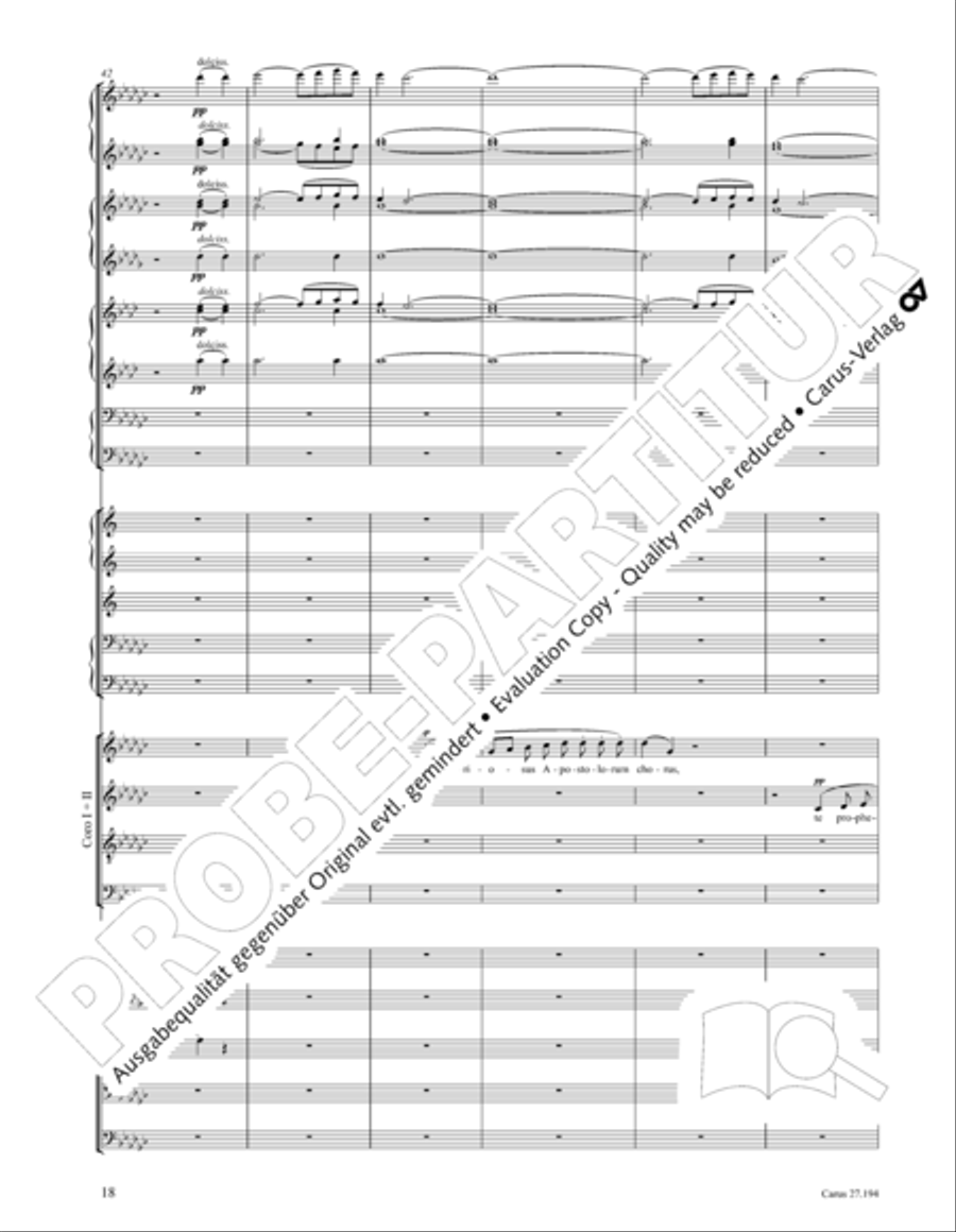 Te Deum Te Deum 4-Part scores gallery preview page 19