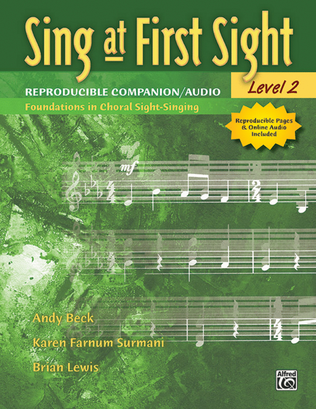 Book cover for Sing at First Sight Reproducible Companion, Book 2