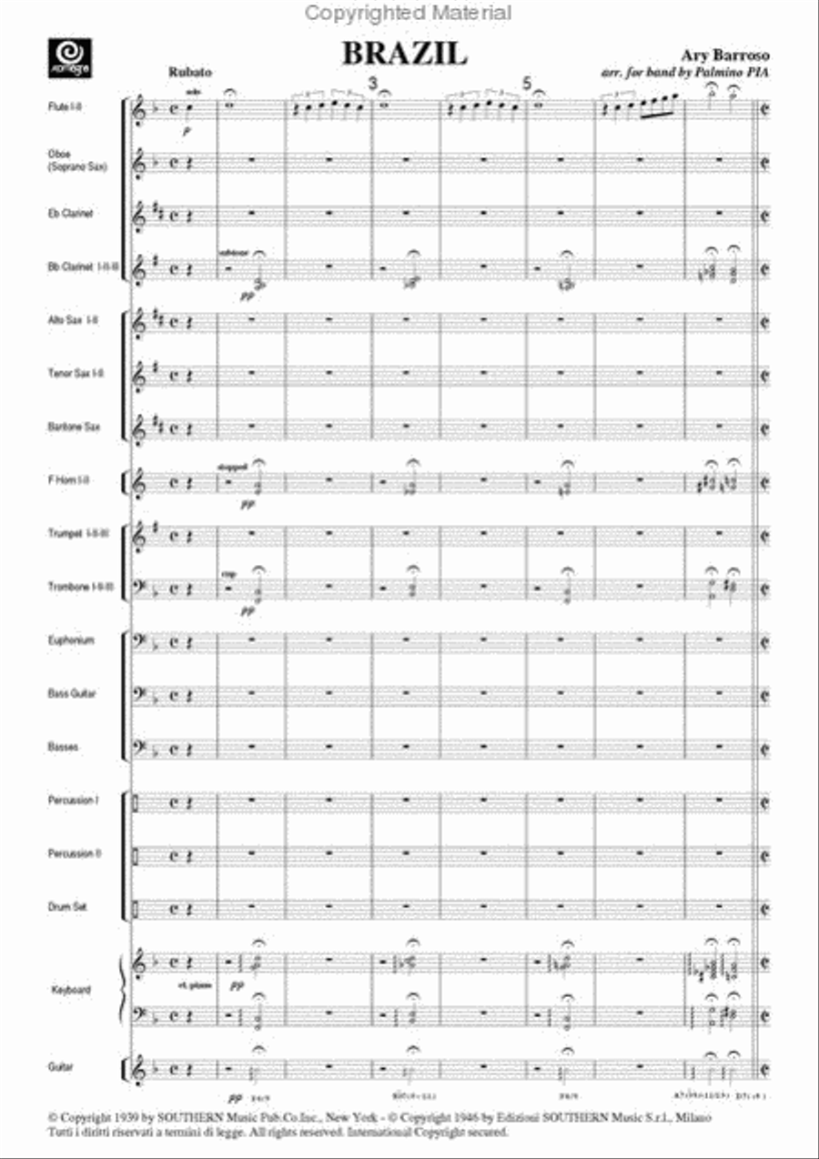 Brazil Brazil Concert Band scores gallery preview page 3