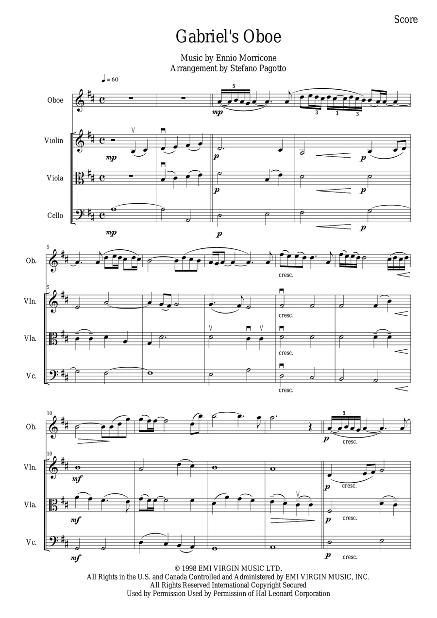 Nella Fantasia Small Ensemble scores gallery preview page 1