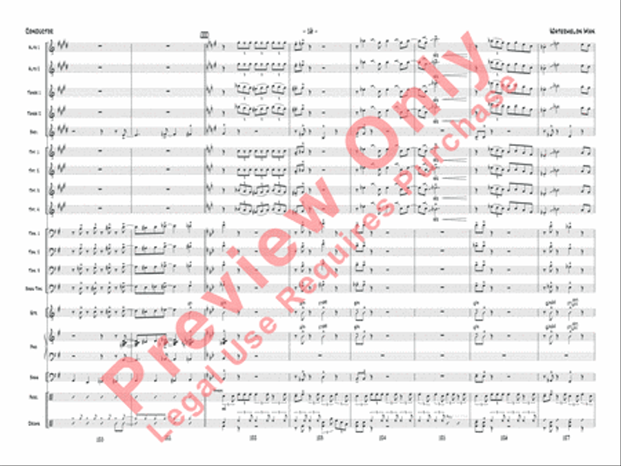 Watermelon Man Jazz Ensemble scores gallery preview page 43