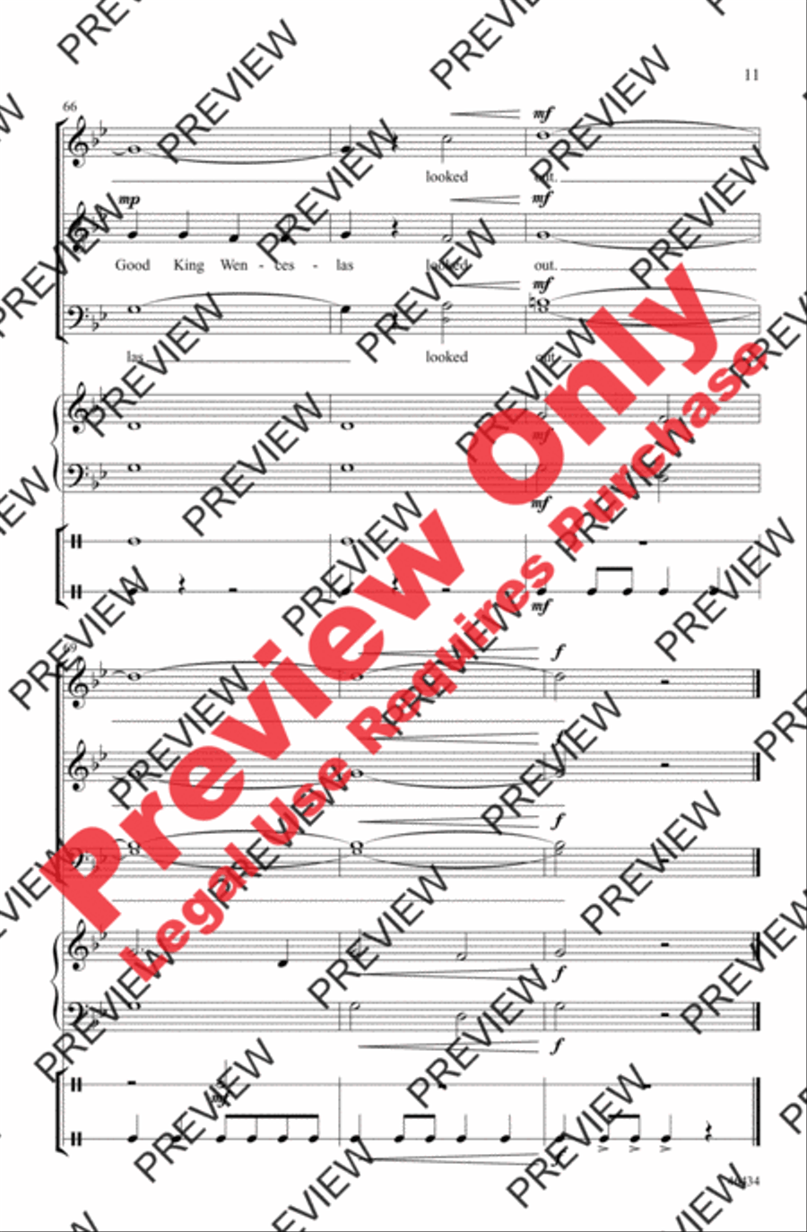 Wenceslas Canon 3-Part scores gallery preview page 11