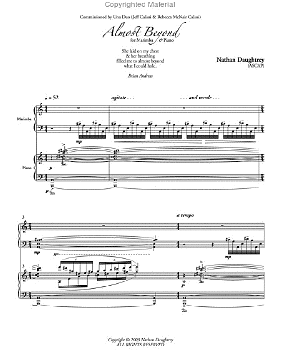 Almost Beyond (score & parts) Piano Accompaniment scores gallery preview page 2