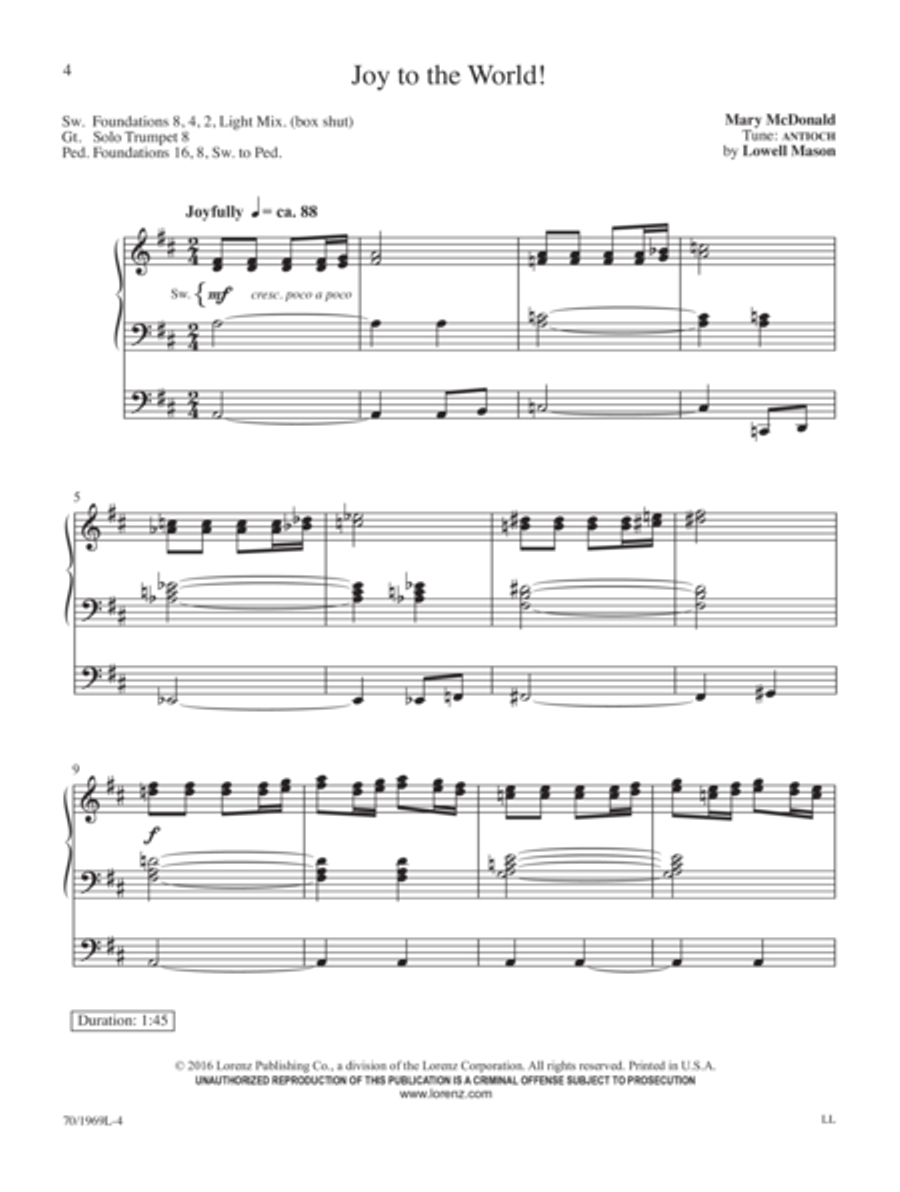 Go Out with Joy!, Vol. 2 Organ Solo scores gallery preview page 2