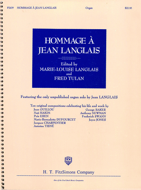 Hommage A Jean Langlais - Organ