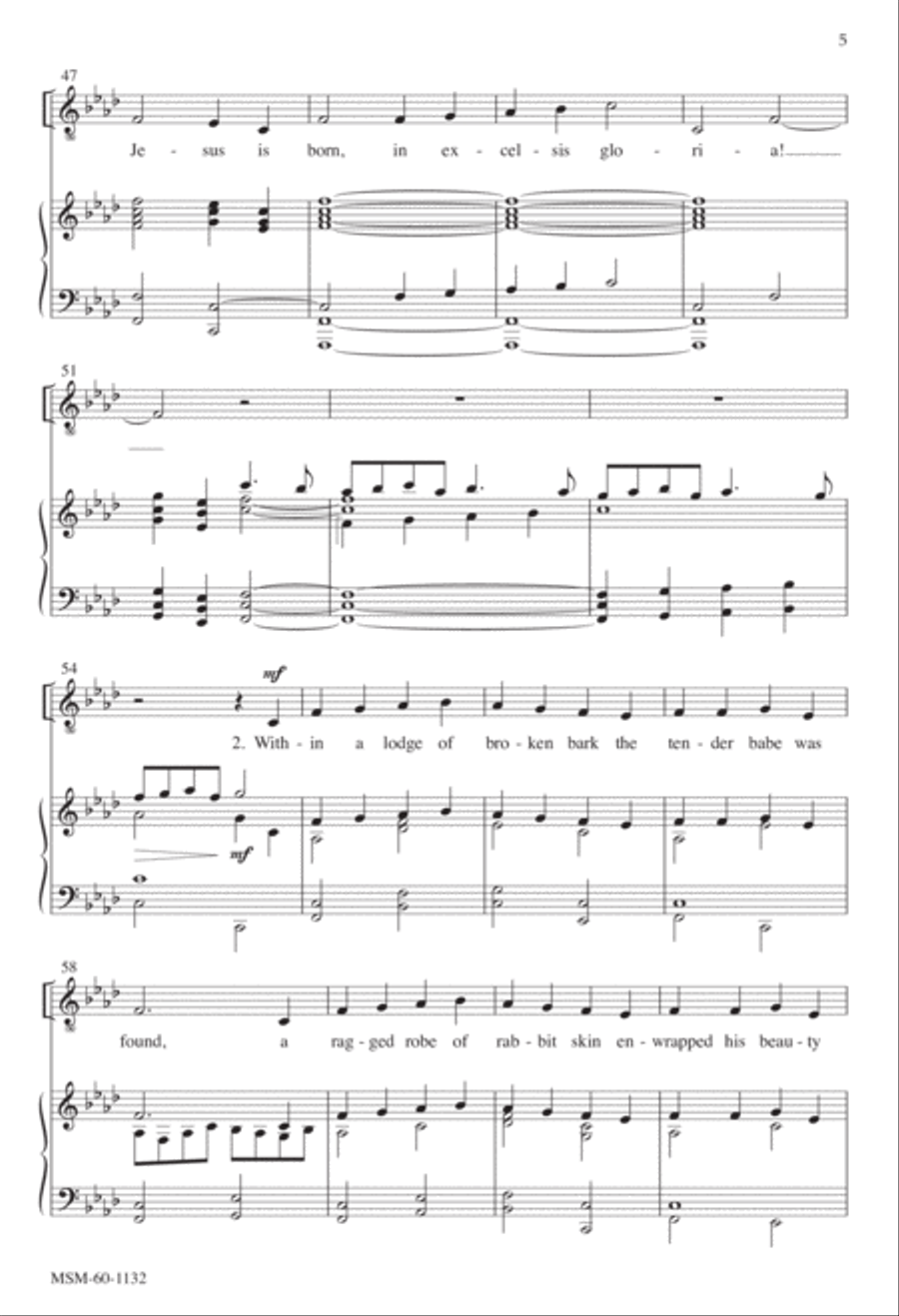Huron Carol 4-Part scores gallery preview page 5