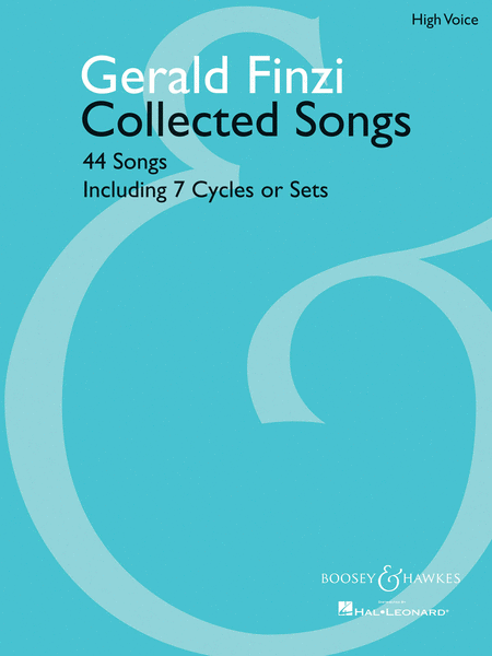Collected Songs (44 Songs, including 7 Cycles or Sets High Voice)