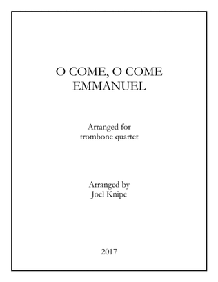 Book cover for O Come, O Come Emmanuel - Trombone Quartet