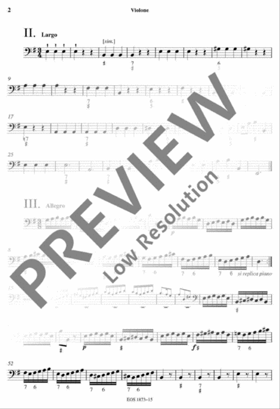 L'Estro Armonico L'Estro Armonico Double Bass scores gallery preview page 3
