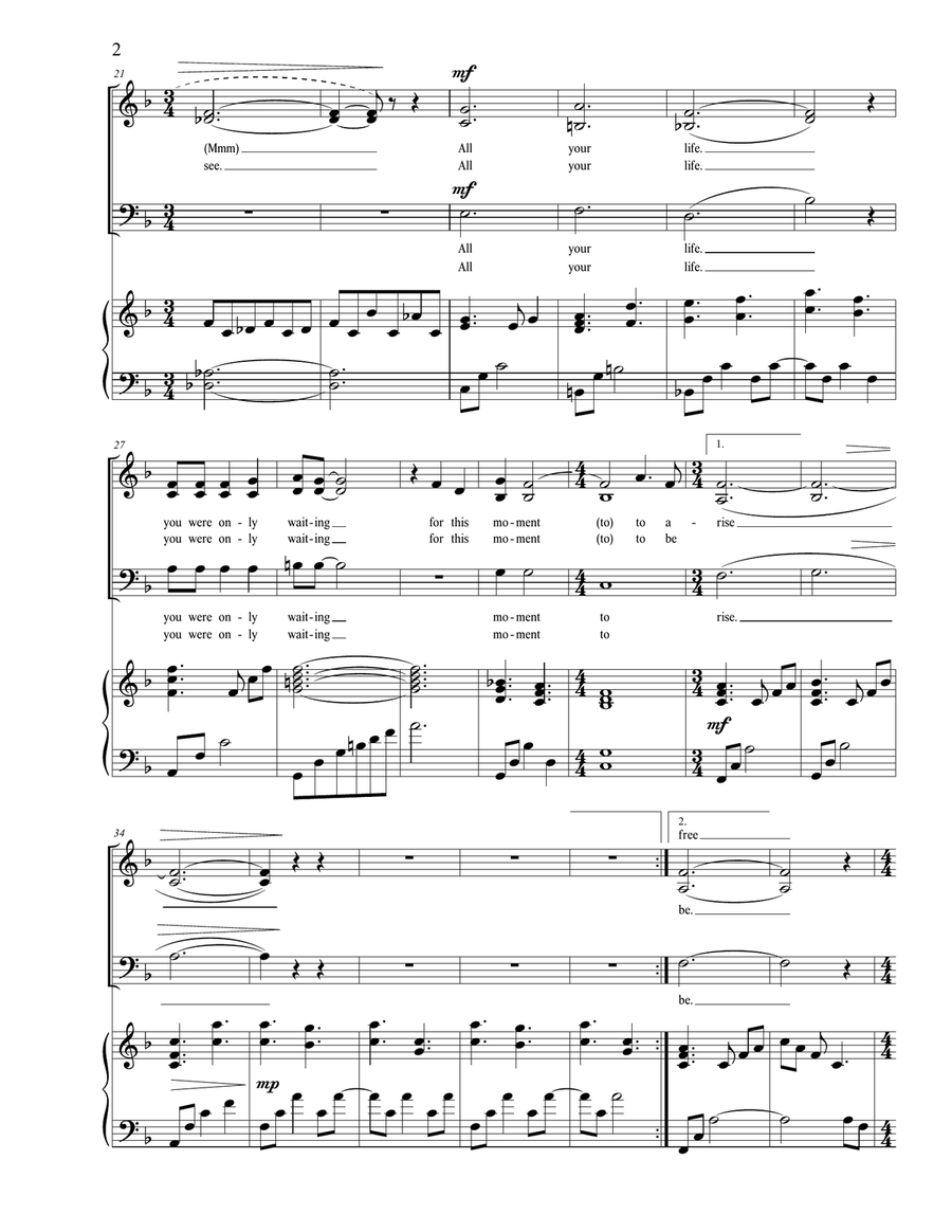 Blackbird 3-Part scores gallery preview page 2