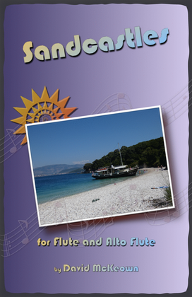 Book cover for Sandcastles for Flute and Alto Flute Duet
